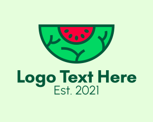 Fresh Watermelon Slice  Logo