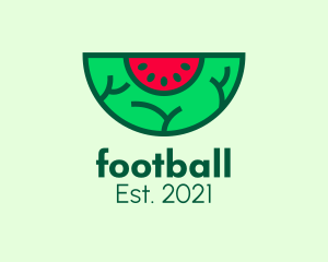 Market - Fresh Watermelon Slice logo design