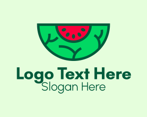 Fresh Watermelon Slice  Logo