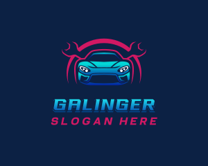 Car - Sports Car Mechanic logo design