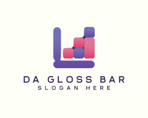 Bar Graph Business logo design