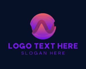 Web Design - 3D Tech Globe Letter W logo design