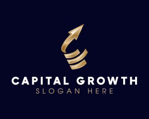 Investment - Arrow Graph Investment logo design