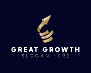 Arrow Graph Investment logo design