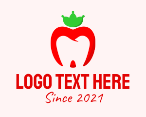 Tooth - Apple Dental Clinic logo design