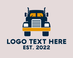 Trail - Logistics Delivery Truck logo design