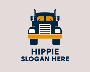 Logistics Delivery Truck Logo