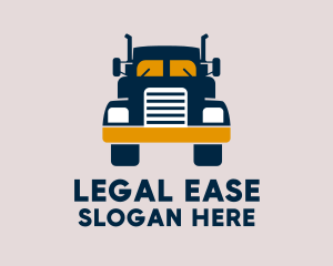 Logistics Delivery Truck Logo