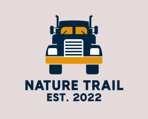 Trail - Logistics Delivery Truck logo design