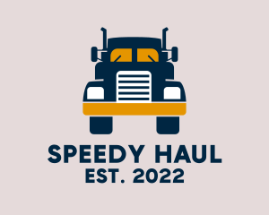 Truck - Logistics Delivery Truck logo design