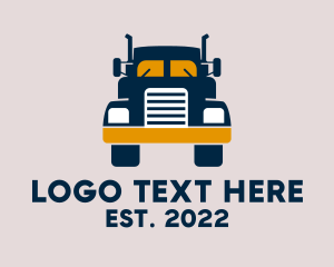 Delivery - Logistics Delivery Truck logo design