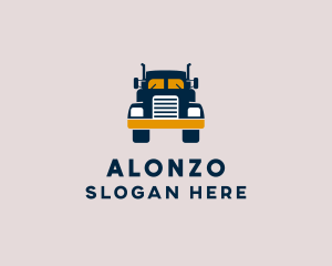 Logistics Delivery Truck logo design