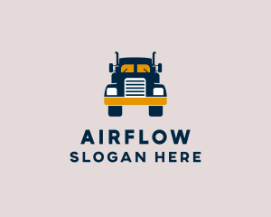 Logistics Delivery Truck logo design