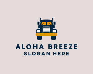 Logistics Delivery Truck logo design