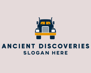 Logistics Delivery Truck logo design