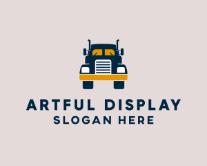 Logistics Delivery Truck logo design