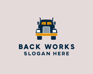 Logistics Delivery Truck logo design