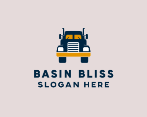 Logistics Delivery Truck logo design