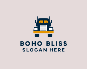 Logistics Delivery Truck logo design