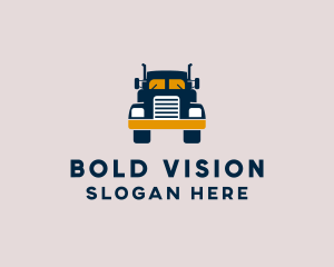 Logistics Delivery Truck logo design