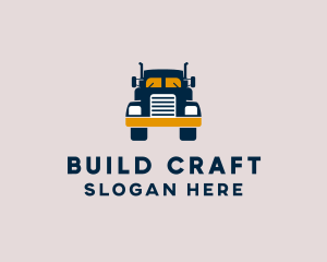 Logistics Delivery Truck logo design