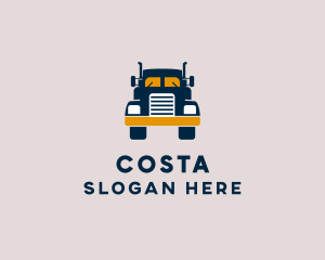 Logistics Delivery Truck logo design