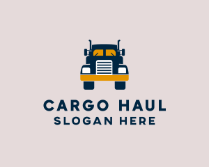 Logistics Delivery Truck logo design