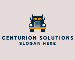 Logistics Delivery Truck logo design