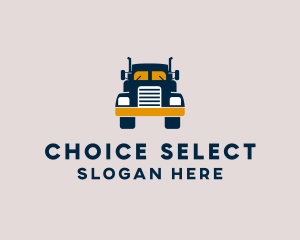 Logistics Delivery Truck logo design