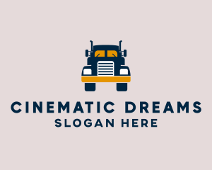 Logistics Delivery Truck logo design