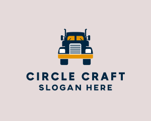 Logistics Delivery Truck logo design