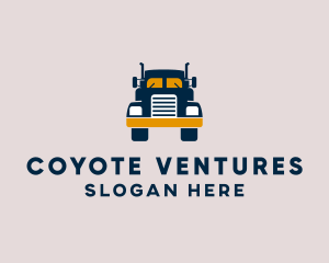 Logistics Delivery Truck logo design