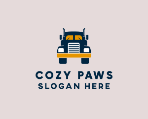 Logistics Delivery Truck logo design