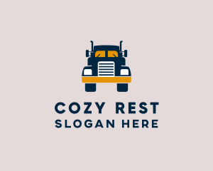 Logistics Delivery Truck logo design