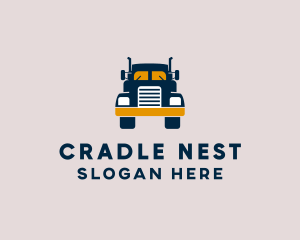 Logistics Delivery Truck logo design