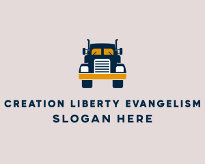 Logistics Delivery Truck logo design