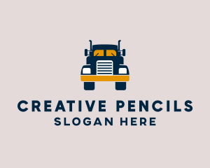 Logistics Delivery Truck logo design