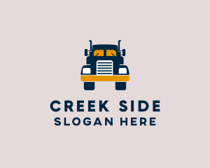 Logistics Delivery Truck logo design