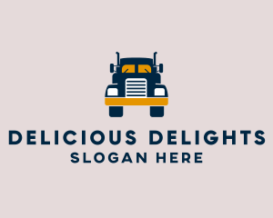 Logistics Delivery Truck logo design