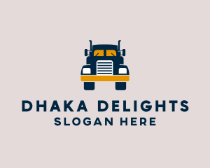 Logistics Delivery Truck logo design