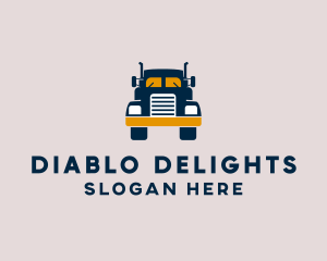 Logistics Delivery Truck logo design