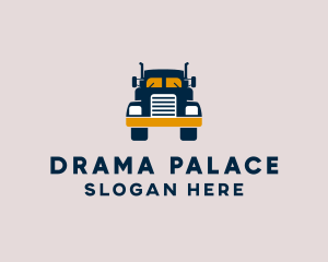 Logistics Delivery Truck logo design