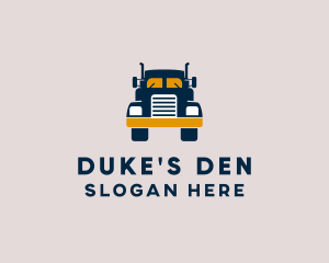 Logistics Delivery Truck logo design