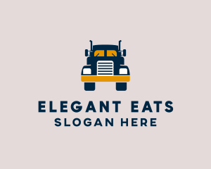 Logistics Delivery Truck logo design