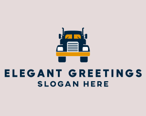 Logistics Delivery Truck logo design