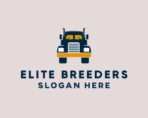 Logistics Delivery Truck logo design