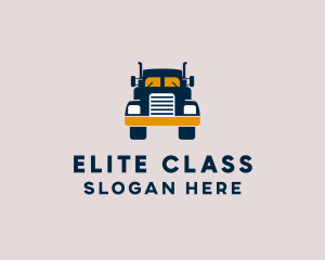 Logistics Delivery Truck logo design