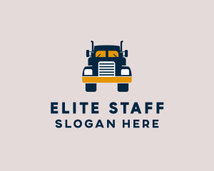 Logistics Delivery Truck logo design