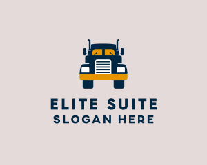 Logistics Delivery Truck logo design