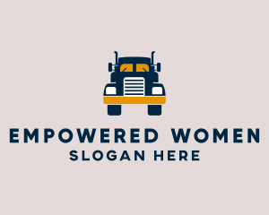 Logistics Delivery Truck logo design